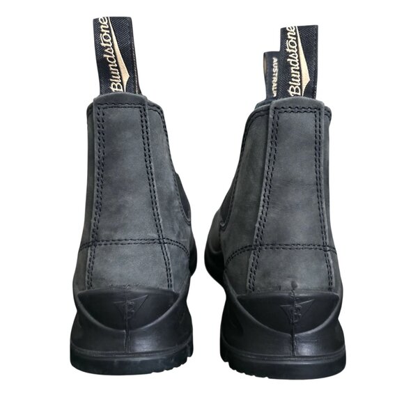 Blundstone 2238 Rustic Black Chelsea Leather Lug Boot Size 7.5 - Picture 5 of 10